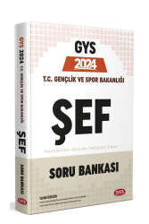 Data Yayınları 2024 T.C Gençlik ve Spor Bakanlığı Şef Soru Bankası - Data Yayınları