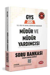 Data Yayınları 2025 T.C Aile ve Sosyal Hizmetler Bakanlığı Müdür ve Müdür Yardımcısı Soru Bankası - Data Yayınları