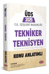 Data Yayınları 2025 GYS-ÜDS İçişleri Bakanlığı Tekniker Teknisyen Konu Anlatımı - Data Yayınları