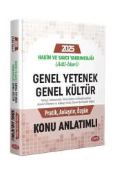 Data Yayınları 2025 Adli-İdari Hakim ve Savcı Yardımcılığı GK-GY Konu Anlatımı - Data Yayınları