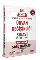 Data Yayınları 2024 Diyanet İşleri Başkanlığı Ünvan Değişikliği Tekniker Ana Konular Soru Bankası - Data Yayınları