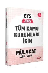 Data Yayınları 2025 Tüm Kamu Kurumları GYS Mülakat Soru Cevap - Data Yayınları
