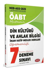 Data Yayınları 2025 ÖABT Mutmain DKAB İHL Tamamı Çözümlü 7 Deneme Sınavı - Data Yayınları