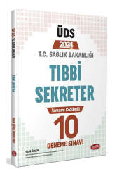 Data Yayınları 2024 T.C. Sağlık Bakanlığı GYS Tıbbi Sekreter Tamamı Çözümlü 10 Deneme Sınavı - Data Yayınları