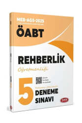 Data Yayınları 2025 MEB-AGS ÖABT Rehberlik Öğretmenliği 5 Deneme - Data Yayınları