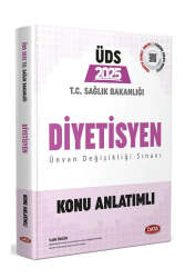Data Yayınları 2025 ÜDS Sağlık Bakanlığı Diyetisyen Konu Anlatımı - Data Yayınları