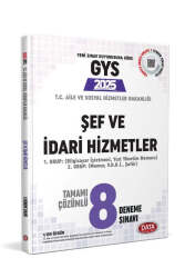 Data Yayınları 2025 T.C Aile ve Sosyal Hizmetler Bakanlığı Şef ve İdari Hizmetleri 8 Deneme Sınavı - Data Yayınları
