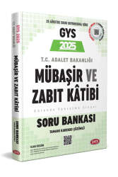 Data Yayınları 2025 Adalet Bakanlığı Mübaşir ve Zabıt Katibi Soru Bankası - Data Yayınları