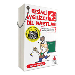 Delta Kültür Yayınları - Delta Kültür Yayınları 4. Sınıf Resimli İngilizce Dil Kartları
