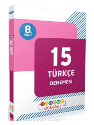 Deneme Dükkanı Yayınları 8. Sınıf Türkçe 15 Deneme - 1