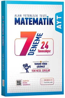 Derece Yayınları AYT Matematik Tamamı Video Çözümlü 7 Deneme - 1