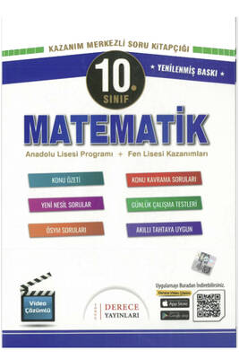 Derece Yayınları 10. Sınıf Matematik Modüler Set - 1