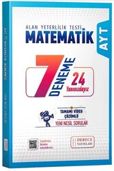 Derece Yayınları - Derece Yayınları AYT Matematik Tamamı Video Çözümlü 7 Deneme
