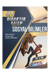 Didaktik Kalem Yayınları 2024 TYT Sosyal Bilimler 27 x 20 Denemesi - Didaktik Kalem Yayınları