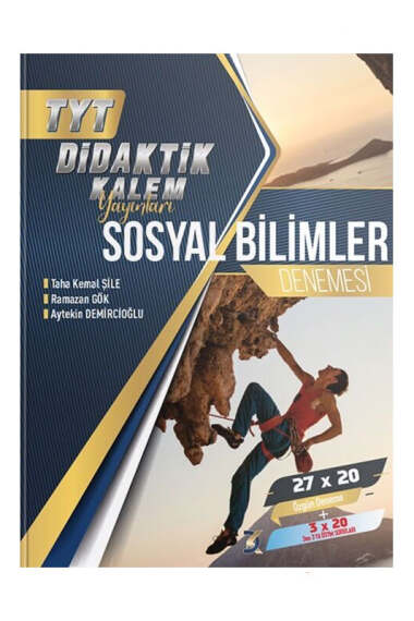 Didaktik Kalem Yayınları 2024 TYT Sosyal Bilimler 27 x 20 Denemesi - 1