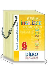 Dilko Yayıncılık - Dilko Yayıncılık 6. Sınıf Resimli İngilizce Kelime Kartı