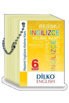Dilko Yayıncılık 6. Sınıf Resimli İngilizce Kelime Kartı - 1