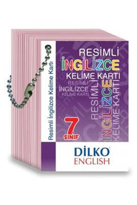 Dilko Yayıncılık 7. Sınıf Resimli İngilizce Kelime Kartı - 1