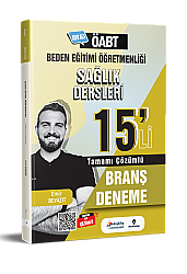2027 MEB-AGS ÖABT Altın Gol Besyo Beden Eğitimi Öğretmenliği Sağlık Dersleri PDF Çözümlü 15 Deneme Dizgi Kitap - Dizgi Kitap