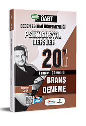 2027 MEB-AGS ÖABT Altın Gol Besyo Beden Eğitimi Öğretmenliği Psikososyal Dersler PDF Çözümlü 20 Deneme Dizgi Kitap - Dizgi Kitap