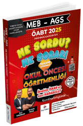 Dizgi Kitap 2025 ÖABT MEB-AGS Okul Öncesi Öğretmenliği Ne Sordu Ne Sorar Soru Bankası Çözümlü - İbrahim İşkar, Gazi Karabulut Dizgi Kitap Yayınları - Dizgi Kitap