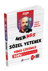 Dizgi Kitap 2025 MEB-AGS Sözel Yetenek Tamamı Video Çözümlü Soru Bankası (Umut Cihan Arslan) - Dizgi Kitap Yayınları