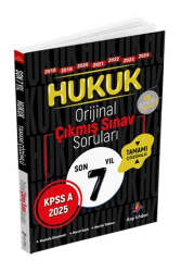 Dizgi Kitap 2025 KPSS A Hukuk Son 7 Yıl Tamamı Çözümlü Orijinal Çıkmış Sorular - Dizgi Kitap Yayınları