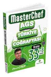 Dizgi Kitap 2025 MEB-AGS MasterChef Türkiye Coğrafyası 33 Deneme - Dizgi Kitap Yayınları