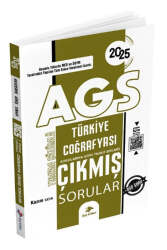 Dizgi Kitap 2025 MEB-AGS Türkiye Coğrafyası Konularına Göre Çıkmış Sorular - Dizgi Kitap Yayınları