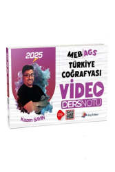Dizgi Kitap 2025 MEB-AGS Türkiye Coğrafyası Video Ders Notları - Dizgi Kitap Yayınları