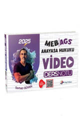 Dizgi Kitap 2025 MEB-AGS Anayasa Hukuku Video Ders Notları - Dizgi Kitap Yayınları