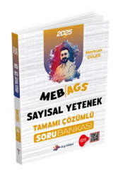 Dizgi Kitap 2025 MEB-AGS Sayısal Yetenek Tamamı Çözümlü Soru Bankası - Dizgi Kitap Yayınları