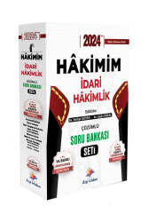 Dizgi Kitap Hakimim İdari Hakimlik Çözümlü Soru Bankası Seti 2024 14.Baskı - Dizgi Kitap Yayınları