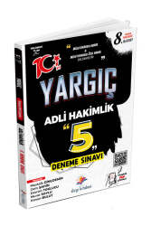Dizgi Kitap 2025 Yargıç Adli Hakimlik Tamamı Yenilenmiş PDF Çözümlü 5 Deneme 8. Baskı - Dizgi Kitap Yayınları