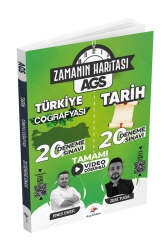 Dizgi Kitap MEB-AGS Türkiye Coğrafyası ve Tarih Zamanın Haritası 20+20 Deneme - Dizgi Kitap Yayınları