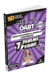 Dizgi Kitap MEB-AGS ÖABT Psikolojik Danışma ve Rehberlik Öğretmenliği 7 Deneme - Dizgi Kitap Yayınları
