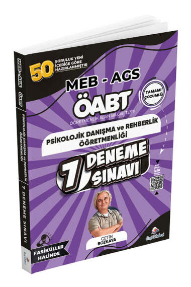Dizgi Kitap MEB-AGS ÖABT Psikolojik Danışma ve Rehberlik Öğretmenliği 7 Deneme - 1