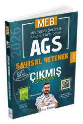Dizgi Kitap 2026 MEB-AGS Tamamı Video Çözümlü Sayısal Yetenek Çıkmış Sorular - Dizgi Kitap Yayınları