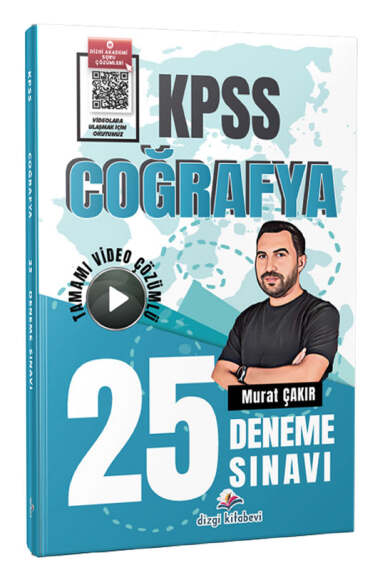 Dizgi Kitap 2026 KPSS Coğrafya 25 Deneme Tamamı Video Çözümlü - 1