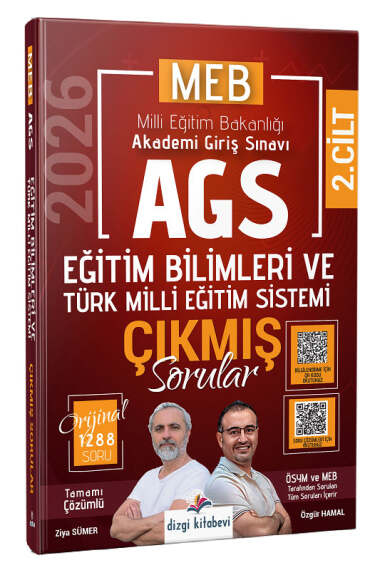 Dizgi Kitap 2026 MEB-AGS Eğitim Bilimleri ve Türk Milli Eğitim Sistemi Çıkmış Sorular - 1