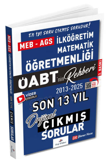 Dizgi Kitap 2026 ÖABT MEB-AGSnin Rehberi İlköğretim Matematik Öğretmenliği Çıkmış Sorular Son 13 Yıl - 1