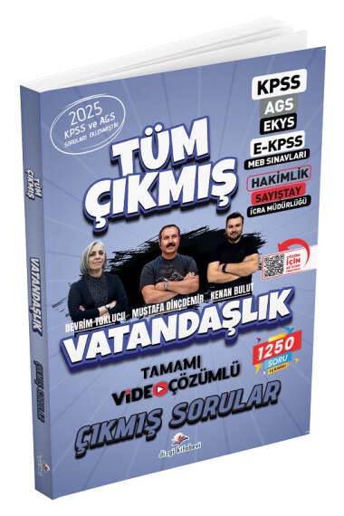 Dizgi Kitap 2026 KPSS MEB-AGS Vatandaşlık Çıkmış Sorular Çözümlü - 1