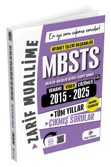 Dizgi Kitap 2026 MBSTS Çıkmış Sorular 2015-2025 Tüm Yıllar Çözümlü - 1