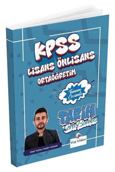 Dizgi Kitap KPSS Lise Ortaöğretim Ön Lisans Tarih Soru Bankası Çözümlü - 1