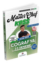 Dizgi Kitap 2026 KPSS Coğrafya MasterChef 33 Deneme Çözümlü - Dizgi Kitap Yayınları