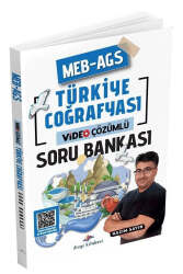 Dizgi Kitap 2026 MEB-AGS Türkiye Coğrafyası Soru Bankası Çözümlü Kazım Sayın - Dizgi Kitap Yayınları
