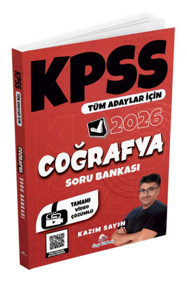 Dizgi Kitap 2026 KPSS Coğrafya Soru Bankası Çözümlü Kazım Sayın - 1