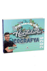 Dizgi Kitap 2026 KPSS MEB-AGS Haritalarla Coğrafya Kazım Sayın - Dizgi Kitap Yayınları
