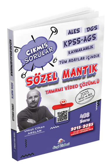 Dizgi Kitap 2026 KPSS MEB-AGS ALES DGS Kaymakamlık Sözel Mantık 2015 - 2025 Çıkmış Sorular Çözümlü - 1