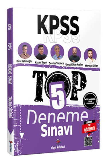 Dizgi Kitap 2026 KPSS TOP 5 Tamamı PDF Çözümlü Fasiküller Halinde 5 Deneme Sınavı - 1